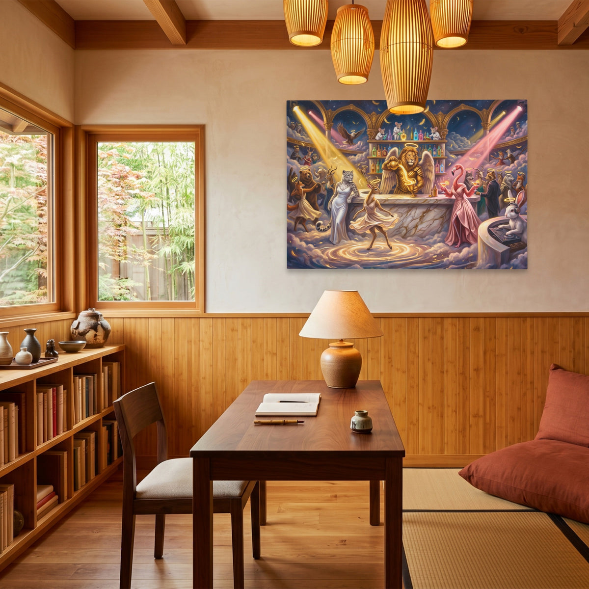 Angels Night Club — Angels Night Club Wood Minimalist Room Land 236