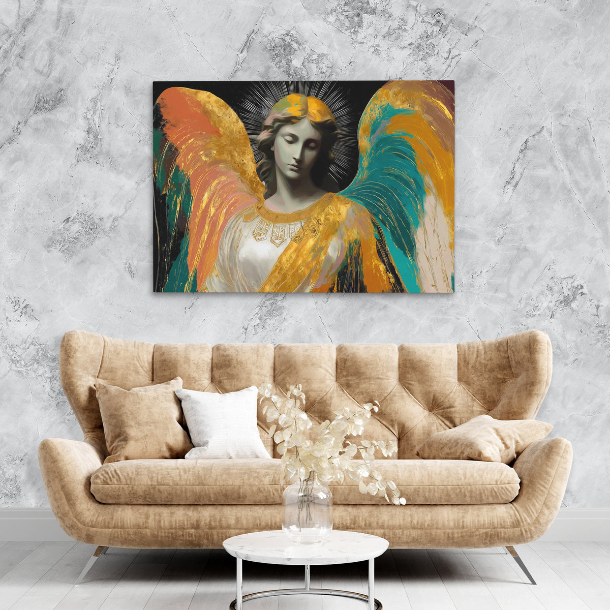 Angels Radiant Wings - Luxury Wall Art