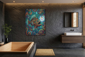 Anglerfish's Beacon — anglerfish's beacon small bathroom interior 1port flush print