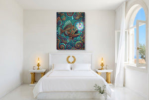 Anglerfish's Beacon - Luxury Wall Art