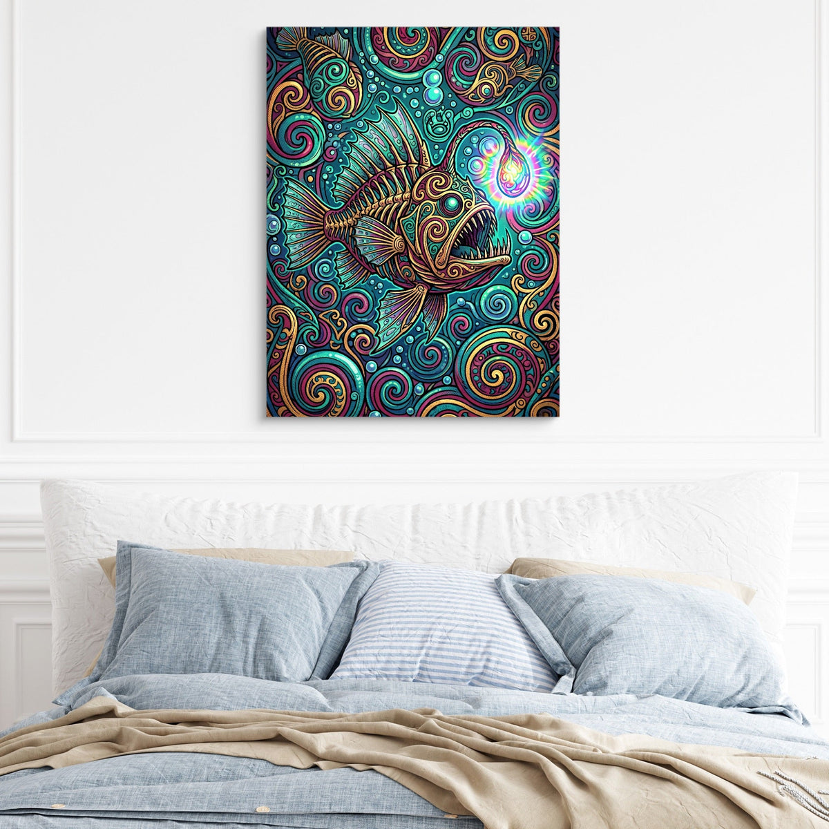 Anglerfish's Beacon - Luxury Wall Art
