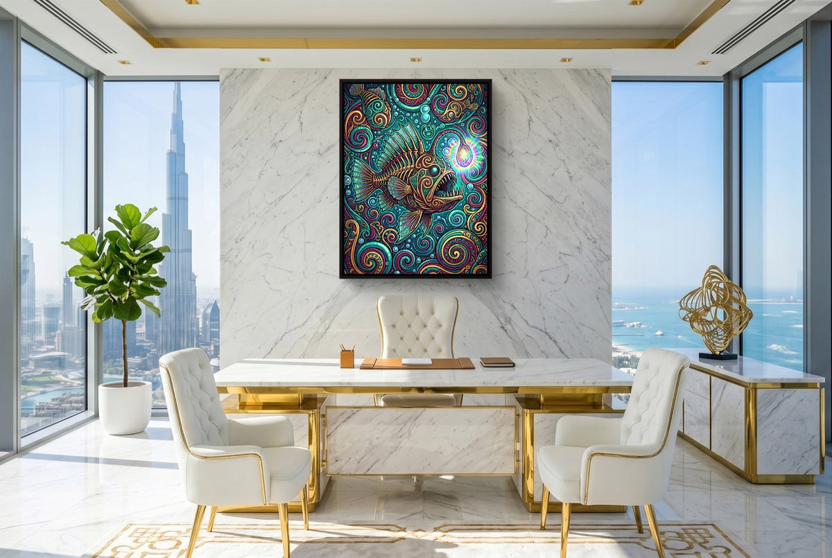 Anglerfish's Beacon - Luxury Wall Art
