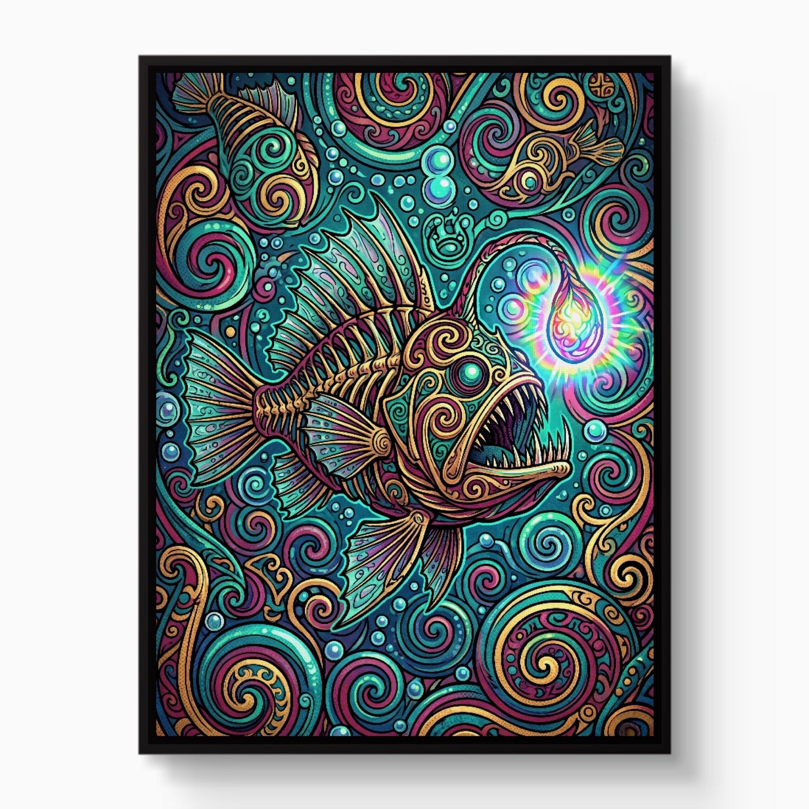 Anglerfish's Beacon - Luxury Wall Art