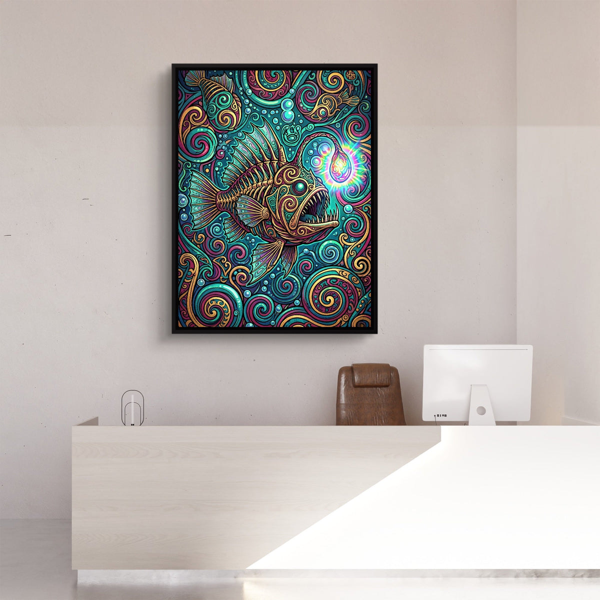 Anglerfish's Beacon - Luxury Wall Art