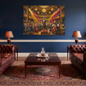 Animal Orchestra Crescendo — Animal Orchestra Crescendo Lounge Wall Land 147