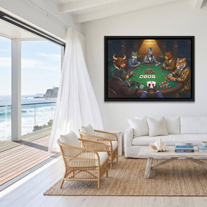 Animal Poker Night — Animal Poker Night Malibu Beach Land 22