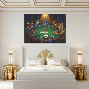 Animal Poker Night — Animal Poker Night Egyptian Isis Room Land 57