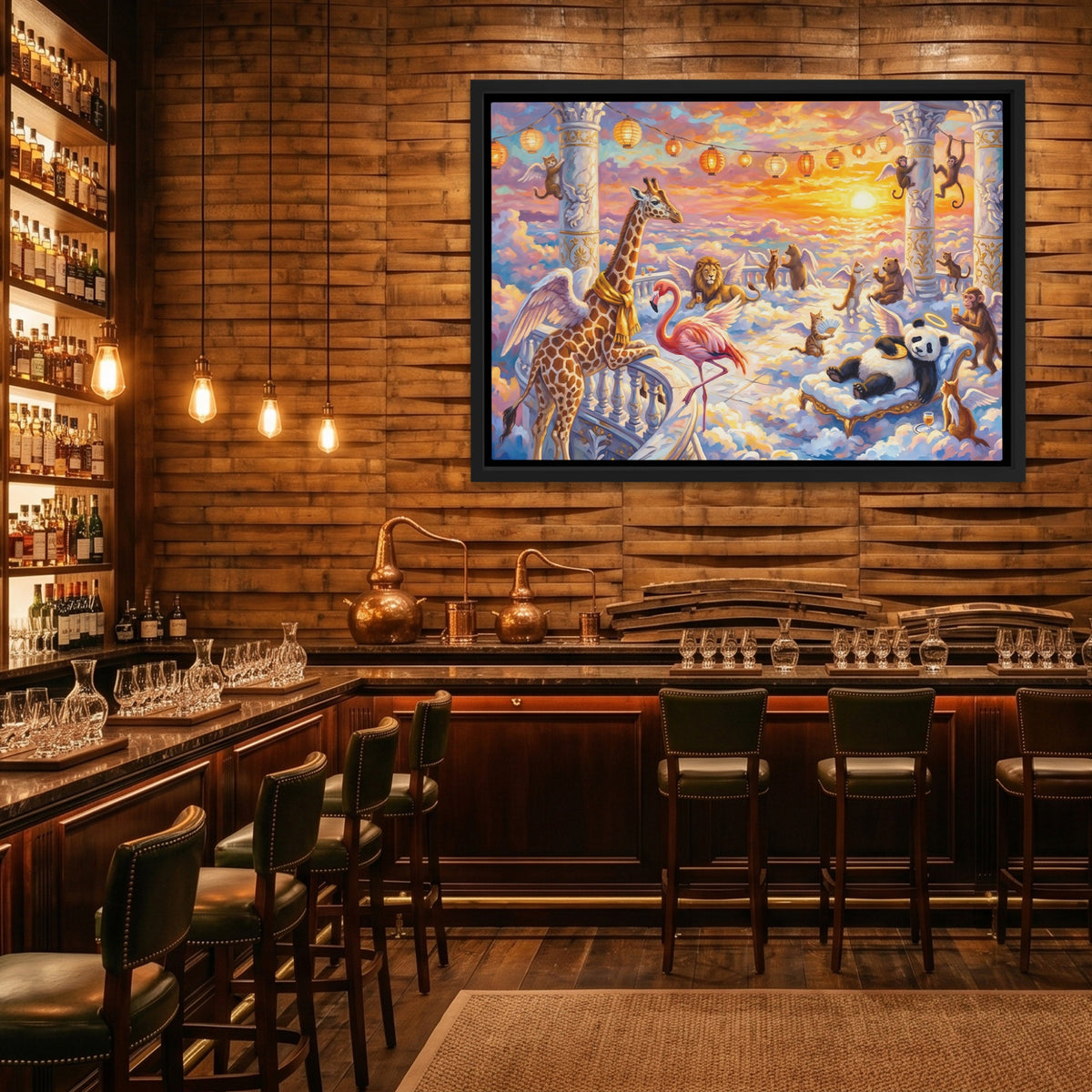 Animals Heavenly Sunset — Animals Heavenly Sunset Whiskey Bar Land 202