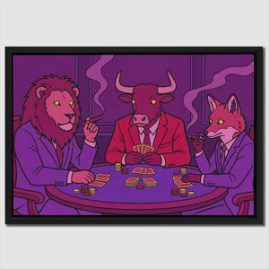 Animals Midnight Poker — Animals Midnight Poker Close Up Landscape 24