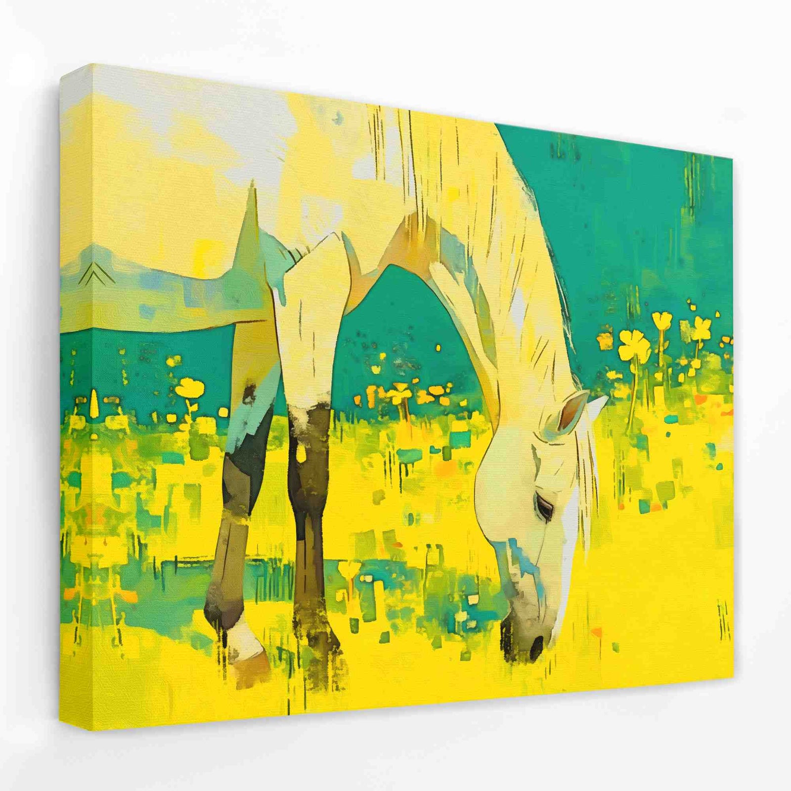 Anime Horse - Animals Canvas Wall Art