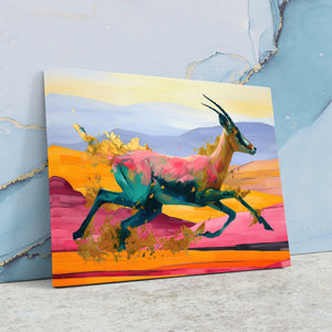 Antelope Running - Luxury Wall Art