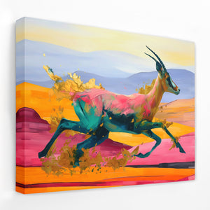 Antelope Running - Luxury Wall Art