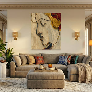 Antique Profile Line - Luxury Wall Art