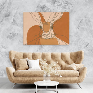 Antlered Spirit Rising - Luxury Wall Art