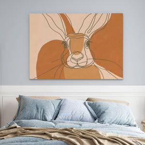 Antlered Spirit Rising - Luxury Wall Art