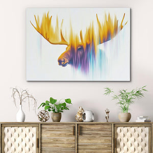 Antlers of the Aurora - Luxury Wall Art