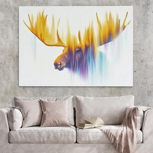 Antlers of the Aurora - Luxury Wall Art