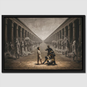 Anubis Columned Procession — Anubis Columned Procession Close Up Landscape 114