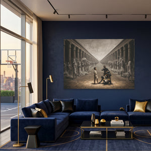 Anubis Columned Procession — Anubis Columned Procession Basketball Room Land 24