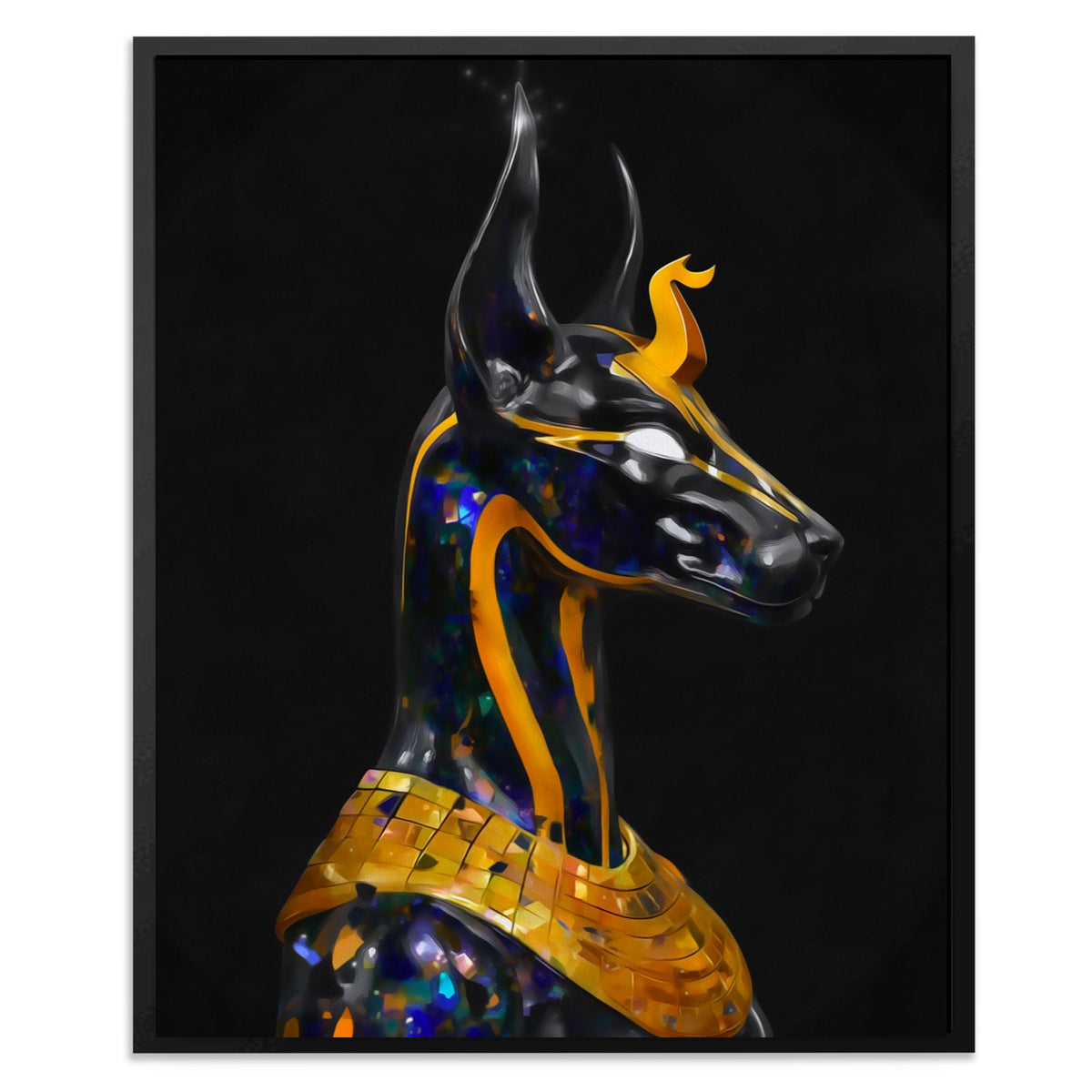 Anubis in Crystal - Luxury Wall Art