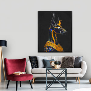 Anubis in Crystal - Luxury Wall Art
