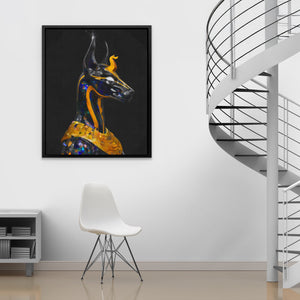 Anubis in Crystal - Luxury Wall Art