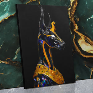Anubis in Crystal - Luxury Wall Art