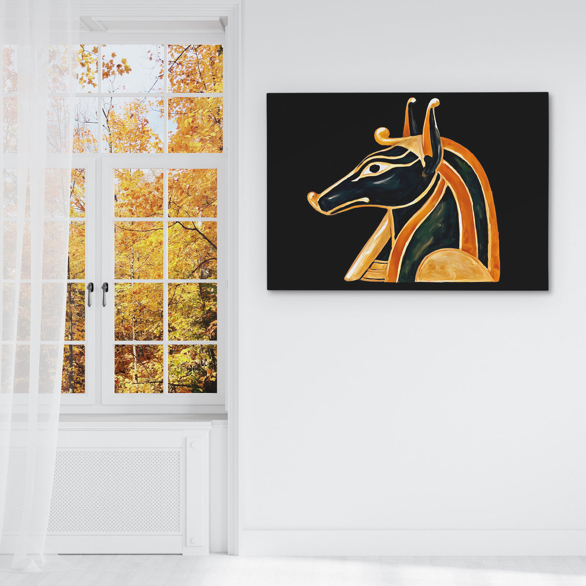 Anubis in Gold - Luxury Wall Art