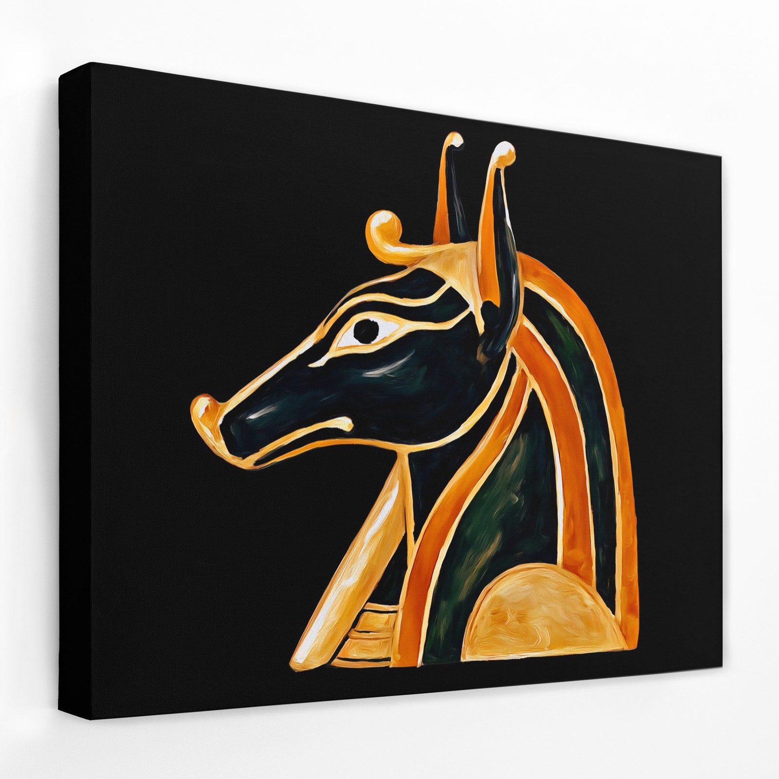 Anubis in Gold - Luxury Wall Art