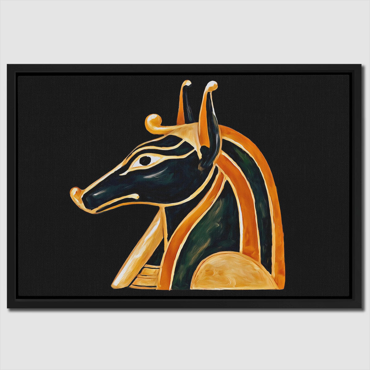 Anubis in Gold - Luxury Wall Art