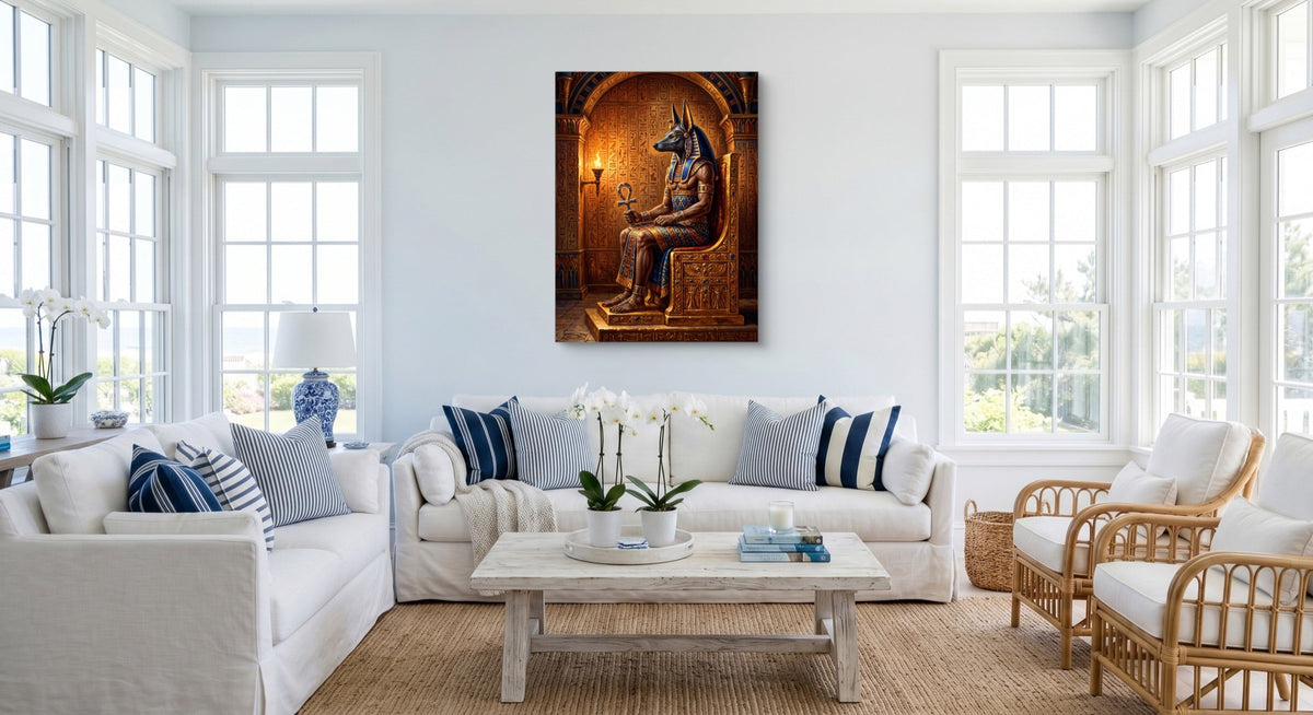 Anubis Judgment Seat - Luxury Wall Art