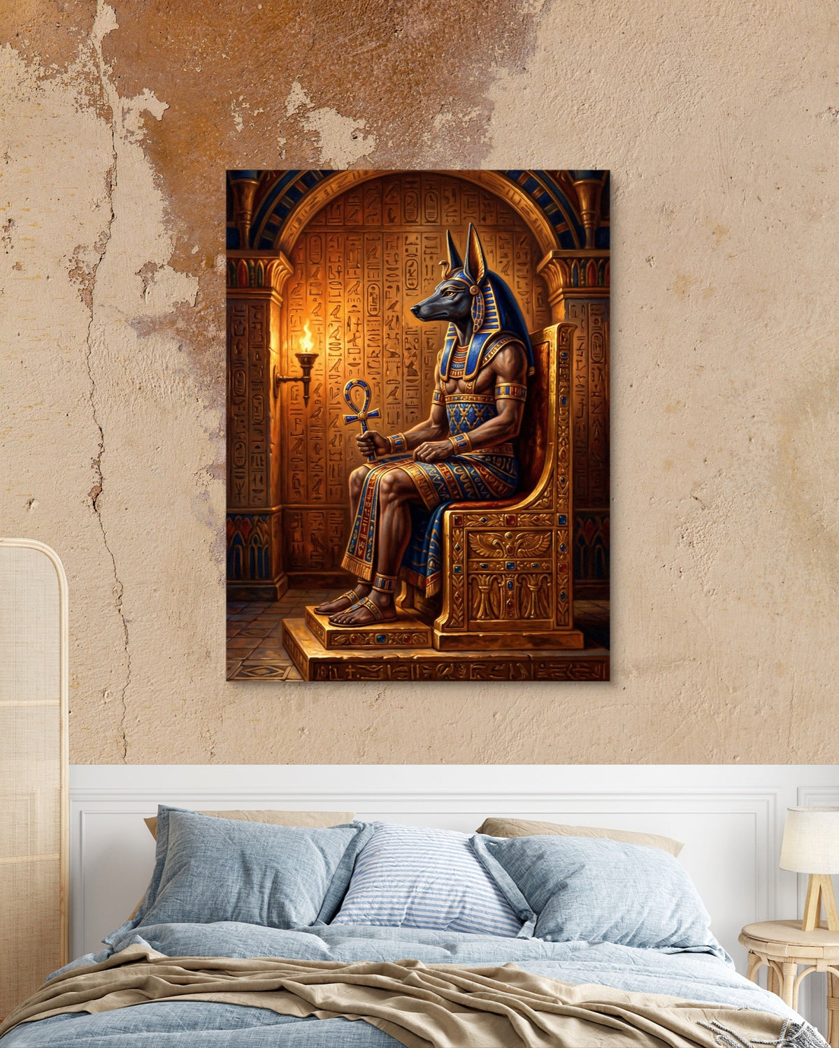 Anubis Judgment Seat - Luxury Wall Art