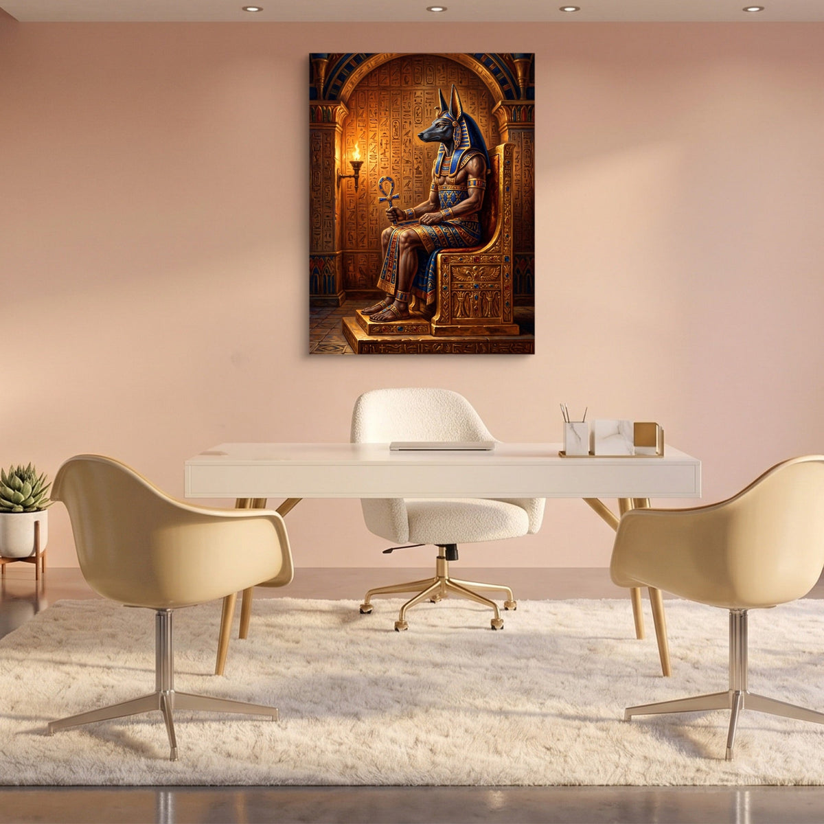 Anubis Judgment Seat - Luxury Wall Art