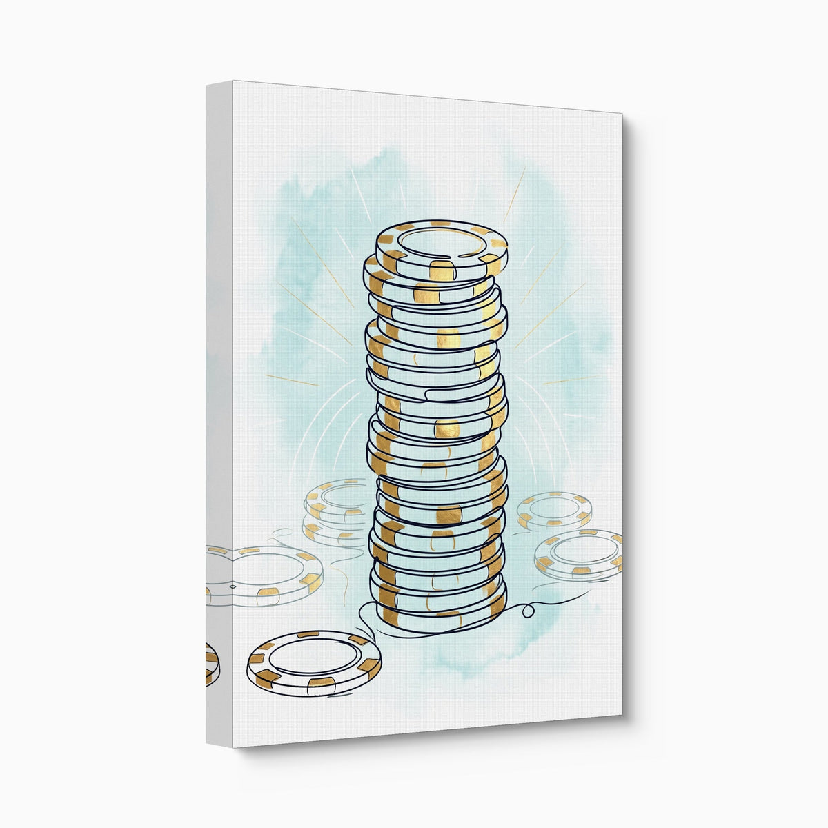 Aqua Wager - Luxury Wall Art