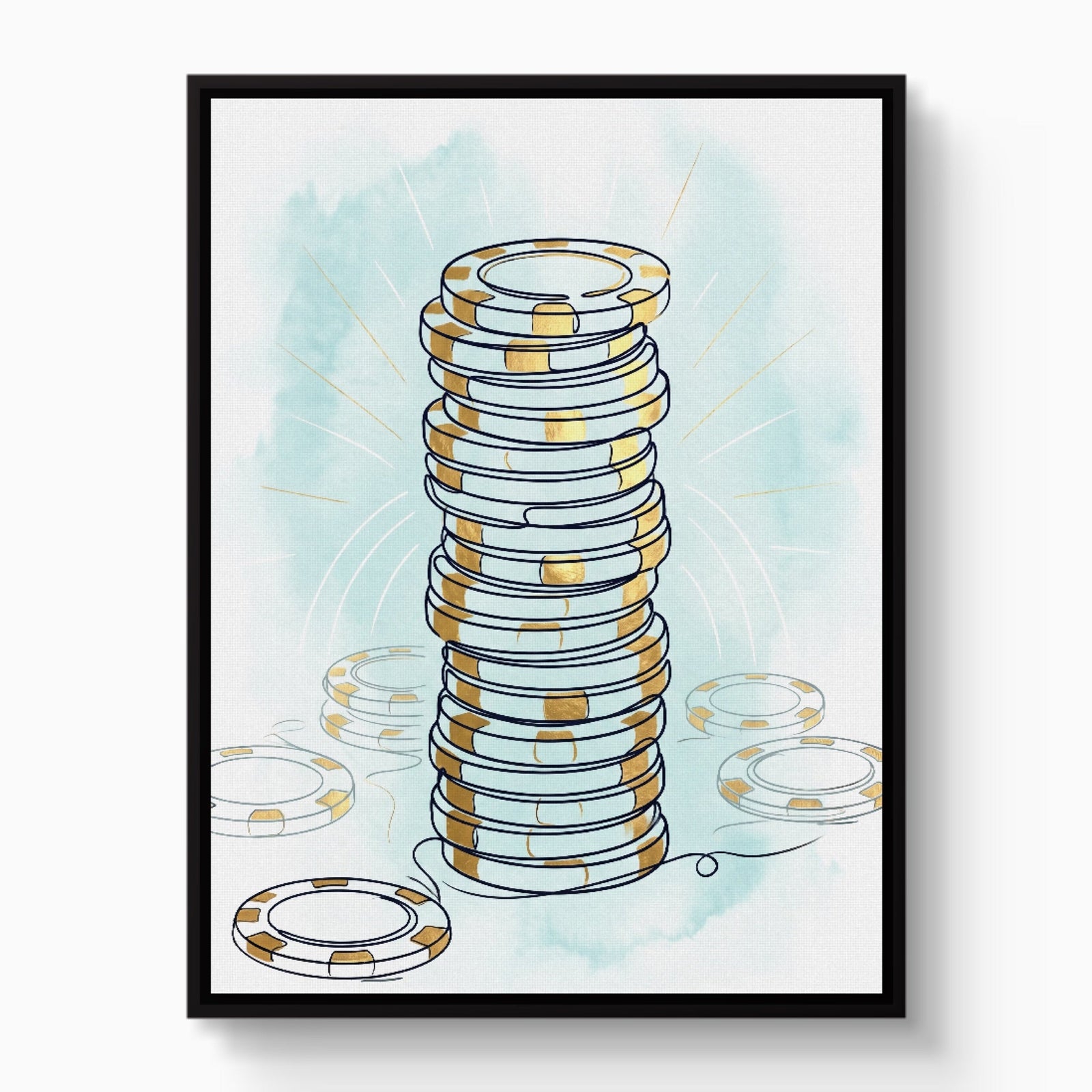 Aqua Wager - Luxury Wall Art