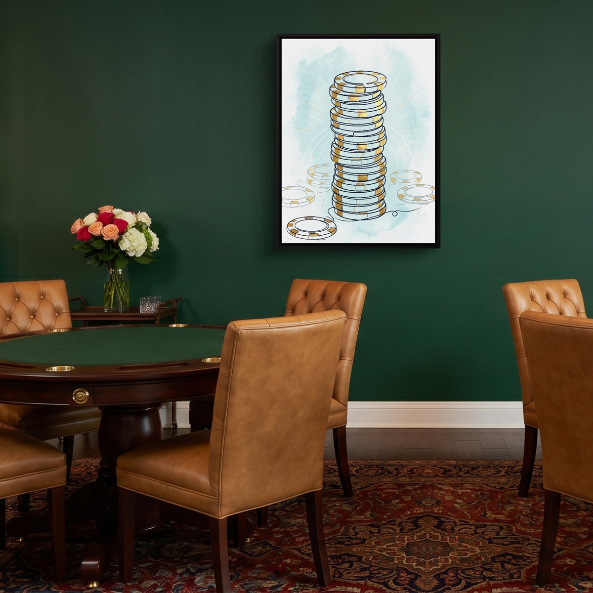 Aqua Wager - Luxury Wall Art