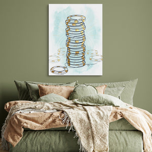 Aqua Wager - Luxury Wall Art