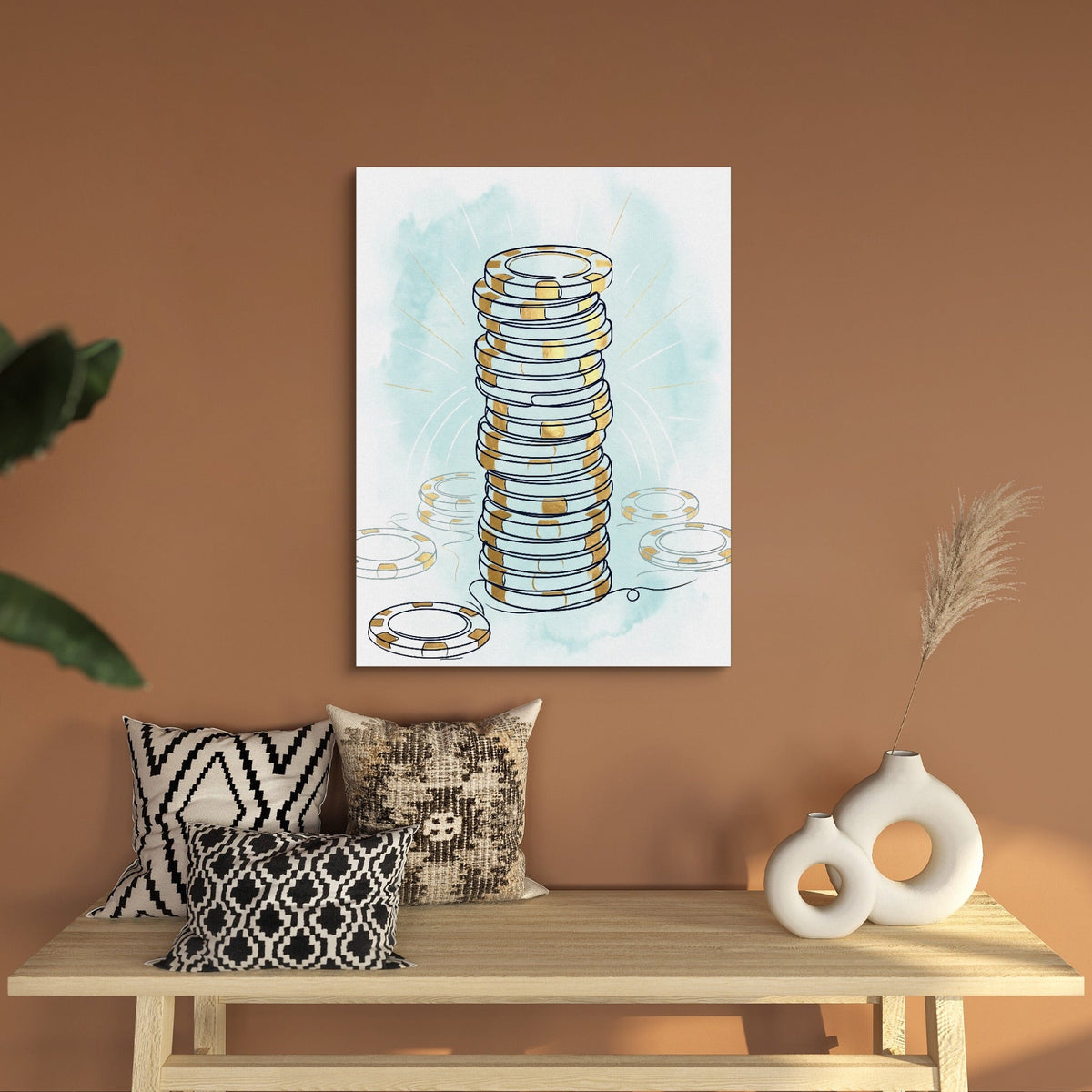 Aqua Wager - Luxury Wall Art