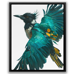 Aquamarine Hunter - Luxury Wall Art