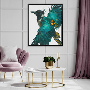 Aquamarine Hunter - Luxury Wall Art