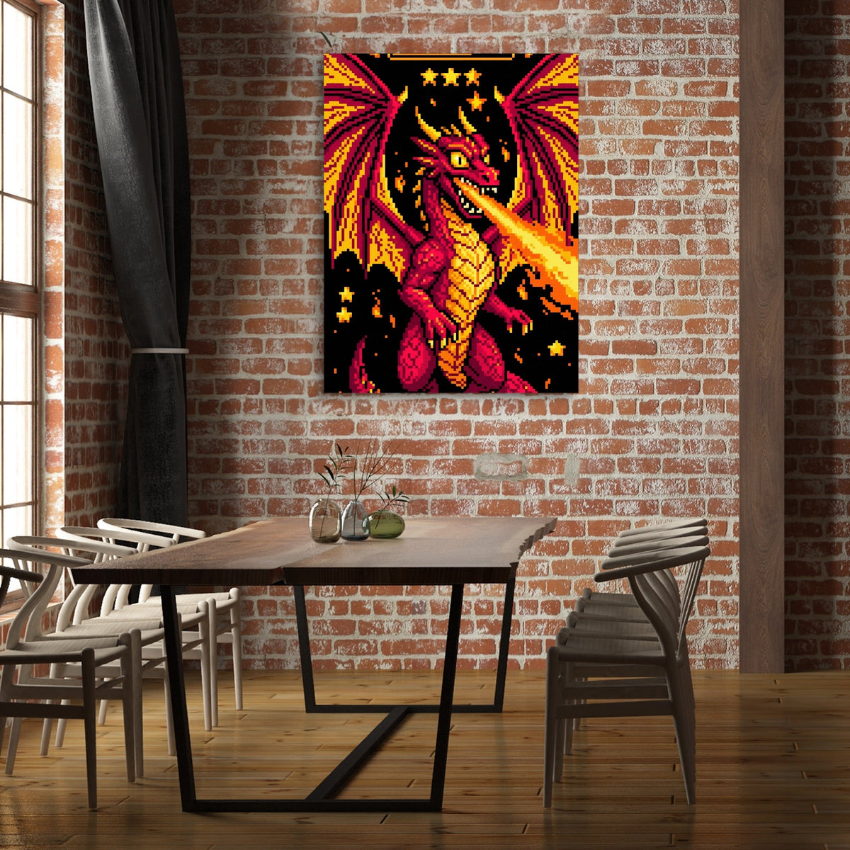 Arcade Blaze - Luxury Wall Art
