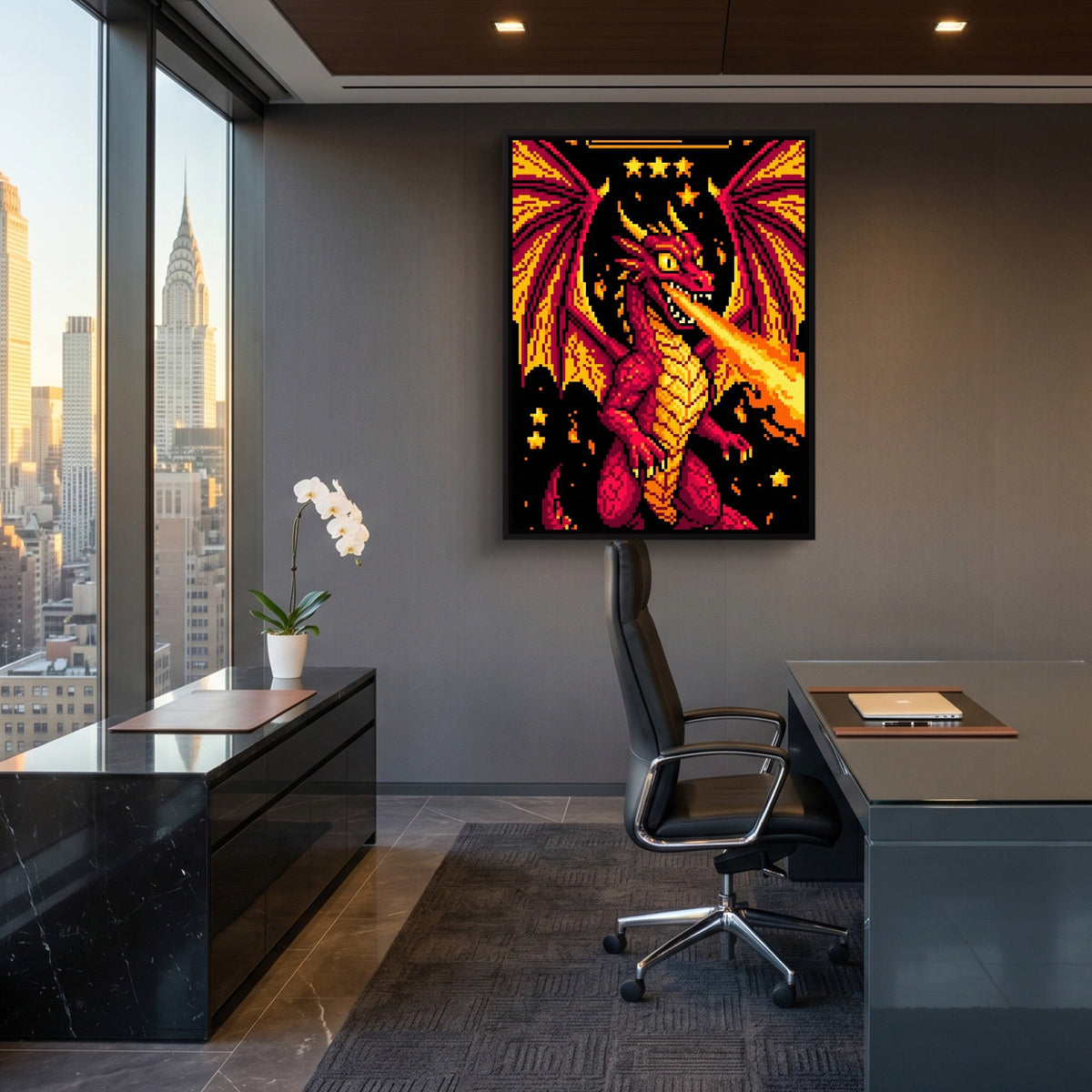 Arcade Blaze - Luxury Wall Art