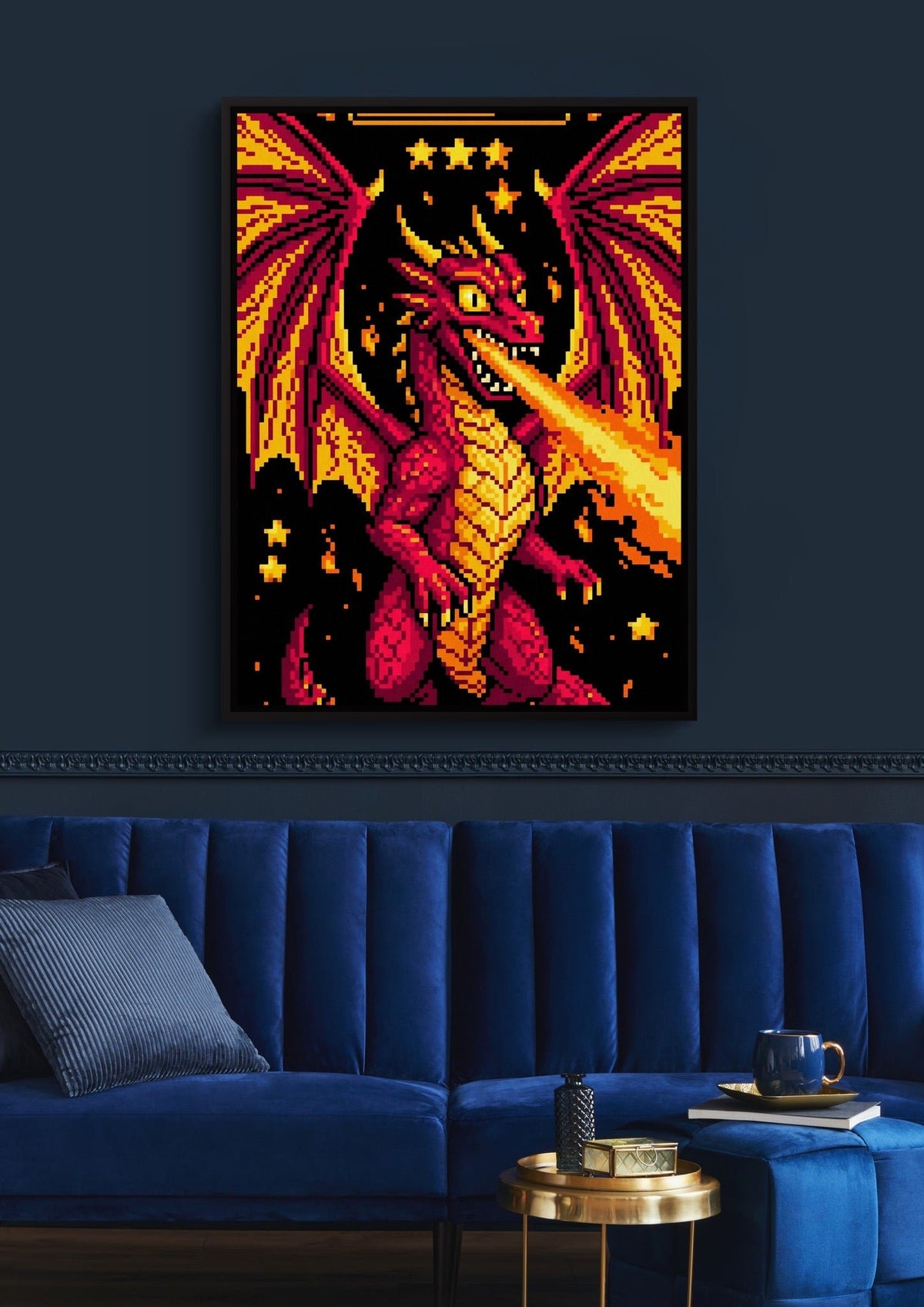 Arcade Blaze - Luxury Wall Art