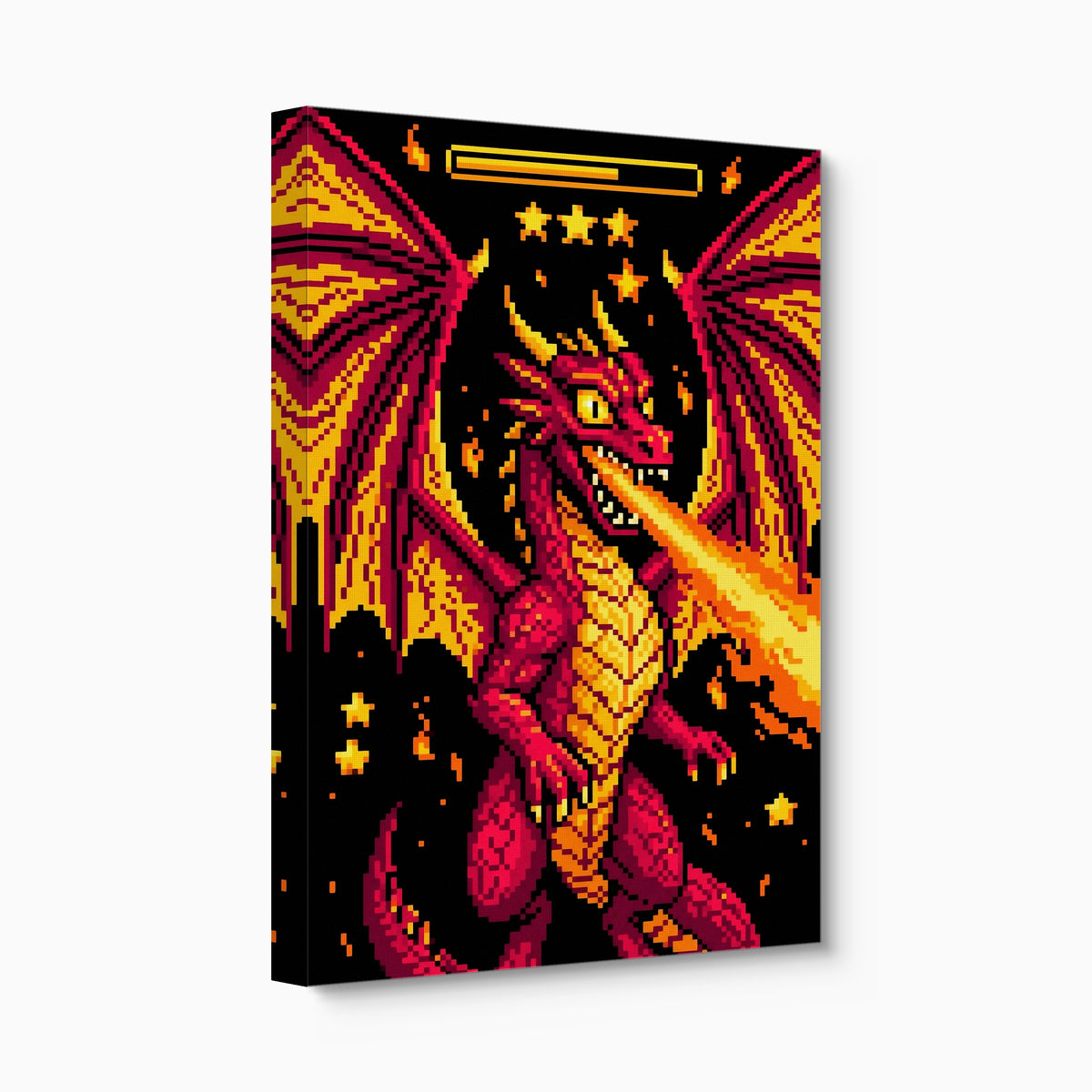 Arcade Blaze — arcade blaze angled flush print