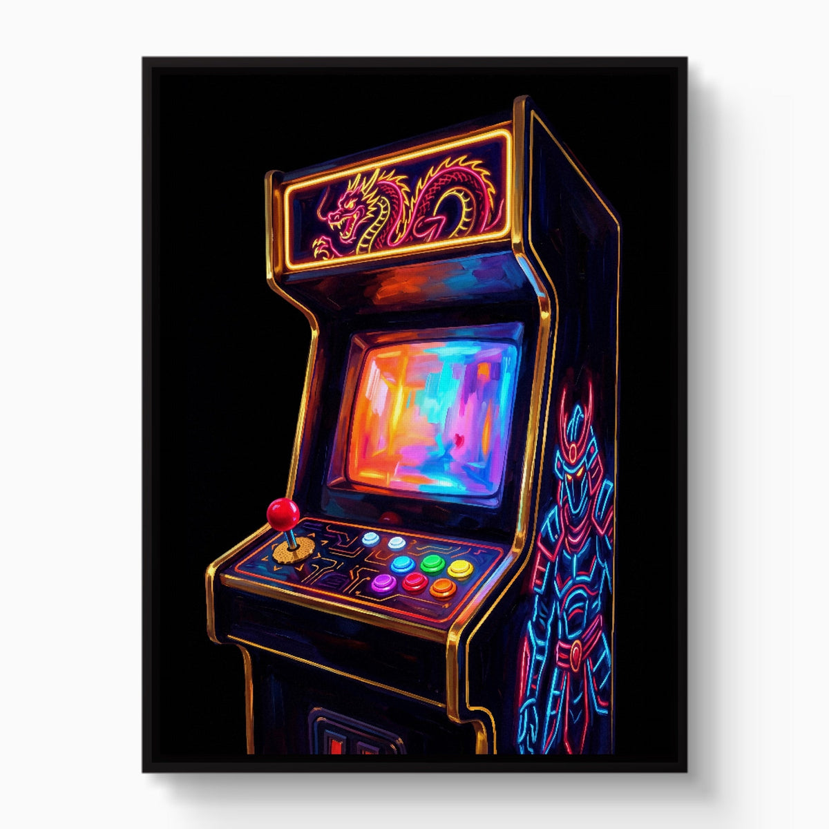 Arcade Dragon Play - Luxury Wall Art