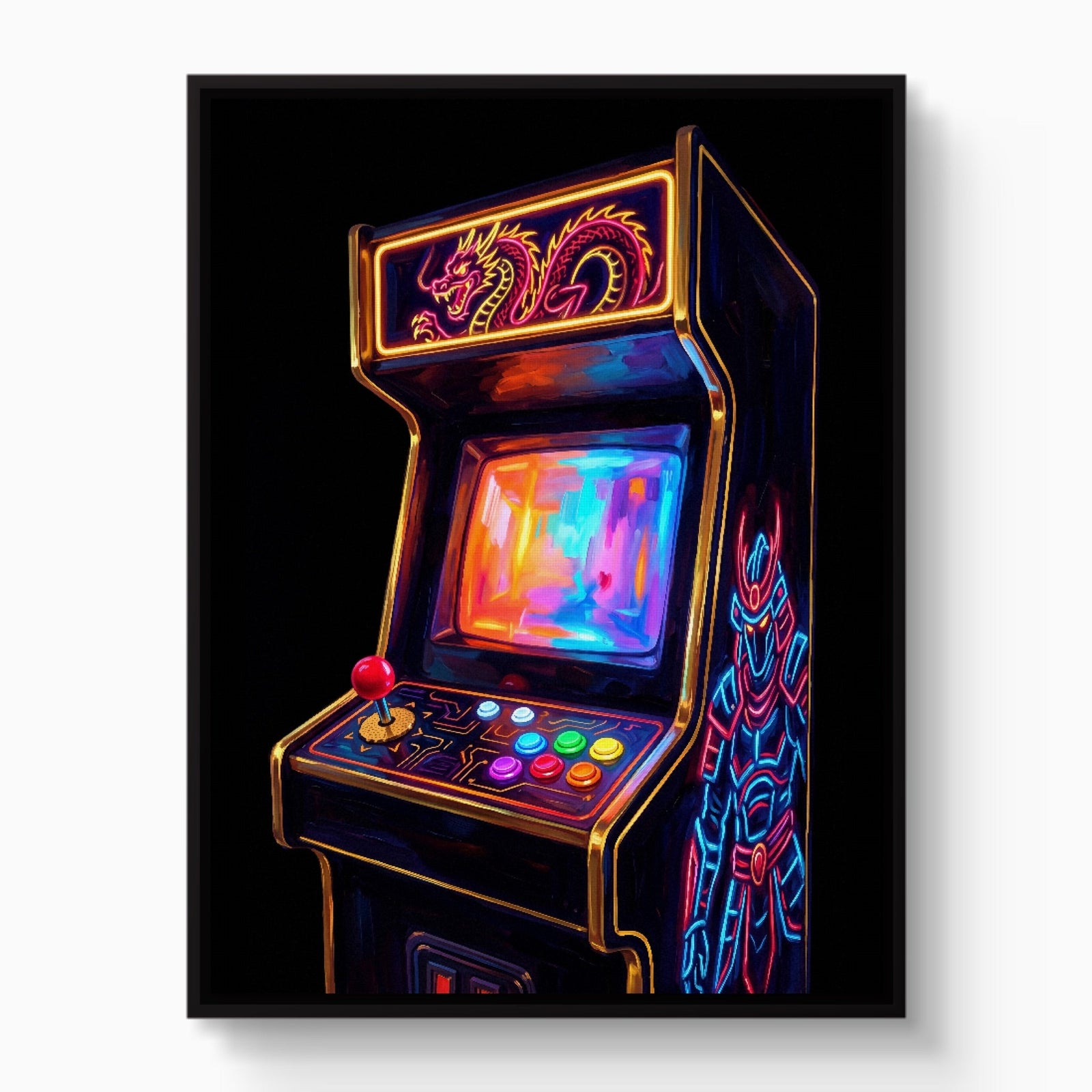 Arcade Dragon Play - Luxury Wall Art