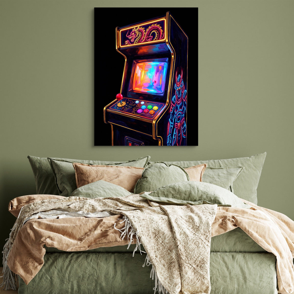 Arcade Dragon Play - Luxury Wall Art