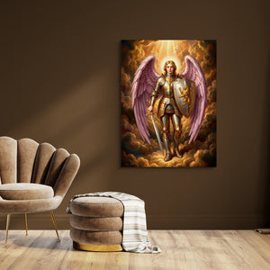 Archangel's Vigil — archangel's vigil sq brown room 1port flush print