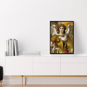 Archangel's Golden Armor - Luxury Wall Art