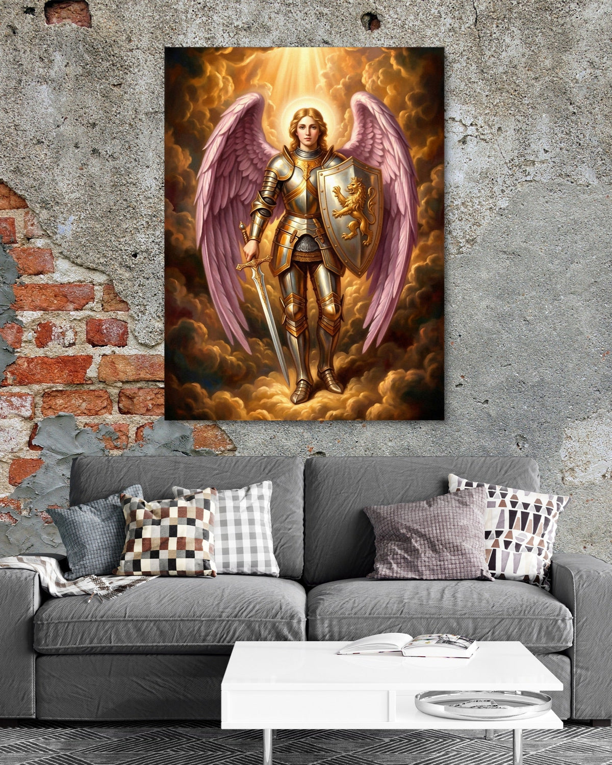 Archangel's Vigil - Luxury Wall Art